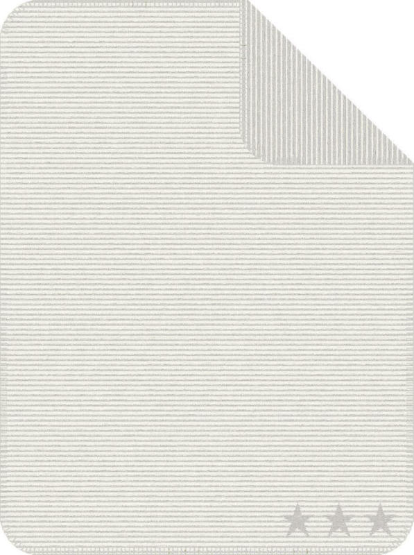 Decke Lelu in Grau/Weiß ca. 75x100cm