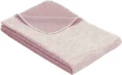 Decke Lausanne in Rosa ca. 70x100cm