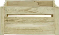 Aufbewahrungsbox Aleyna aus Paulownia in Braun