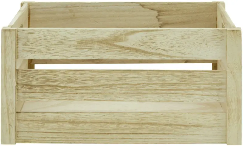 Aufbewahrungsbox Aleyna aus Paulownia in Braun