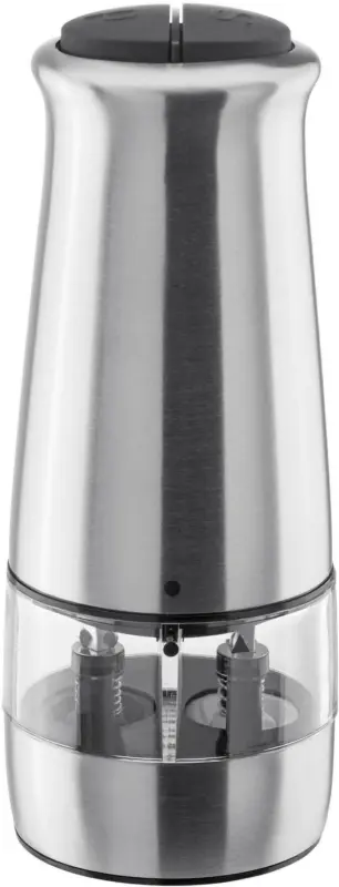 Elektrische Salz- und Pfeffermühle in Silberfarben