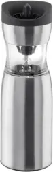 Elektrische Salz-oder Pfeffermühle in Silberfarben