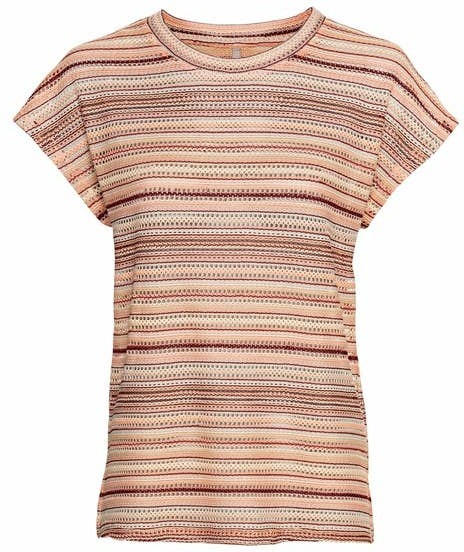 Damen-T-Shirt mit Ajour-Muster