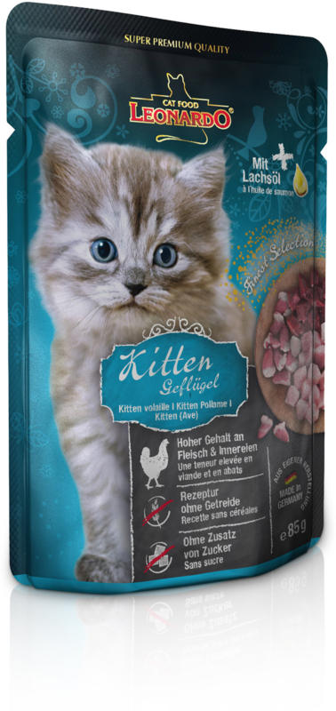 Leonardo Kitten Geflügel 16x85g