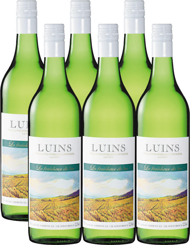 La Fraîcheur du Lac Luins AOC La Côte, 2020, Waadt, Schweiz, 6 x 70 cl