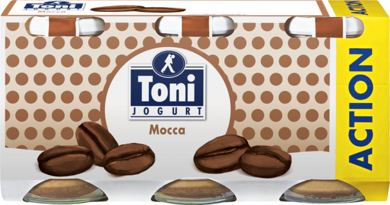 Toni Joghurt Mocca, 3 x 180 g