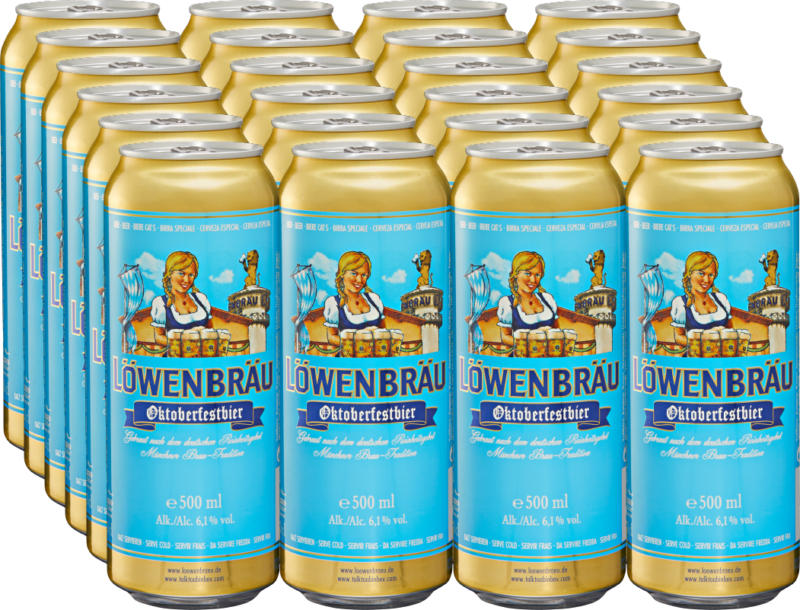 Bière Oktoberfest Löwenbräu, 24 x 50 cl