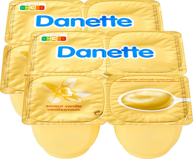 Danone Danette Crème, Vanille, 8 x 125 g