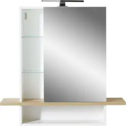 SPIEGELSCHRANK GW-Novolino B: 90cm Weiß