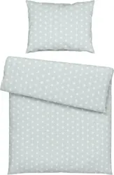 Bettwäsche Emma in Hellgrün ca. 140x200cm