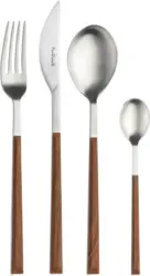 Besteckset Sushi aus Edelstahl. 24-teilig