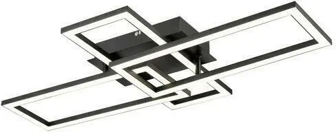 LED-Deckenleuchte Ferm in Schwarz max. 24 Watt Deckenlampe