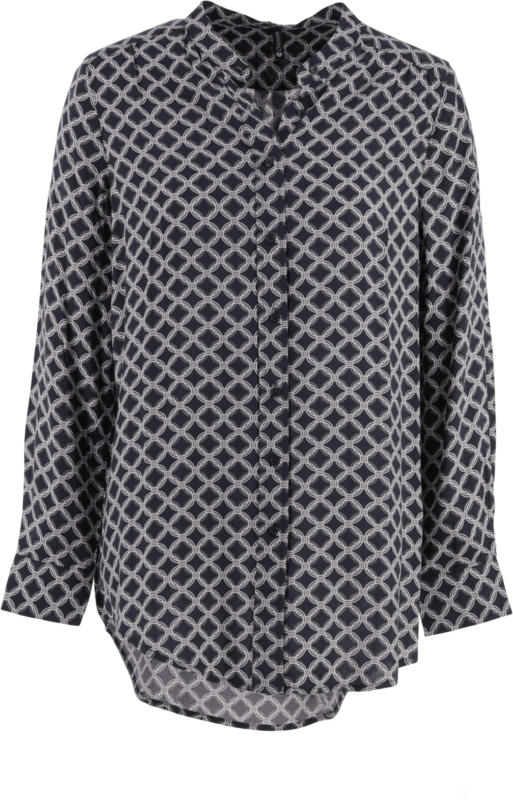 Cuneo Bluse, Black Print