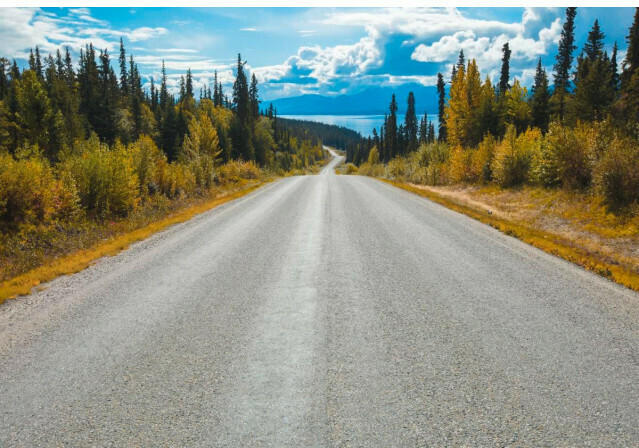 Fototapete Atlin Road ca. 368 x 254 cm