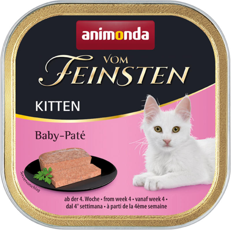 animonda Vom Feinsten Kitten Baby-Paté 32x100g