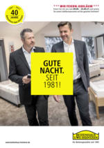 Bettenhaus Uwe Heintzen GmbH 40 Jahre Bettenhaus Uwe Heintzen - bis 14.09.2021