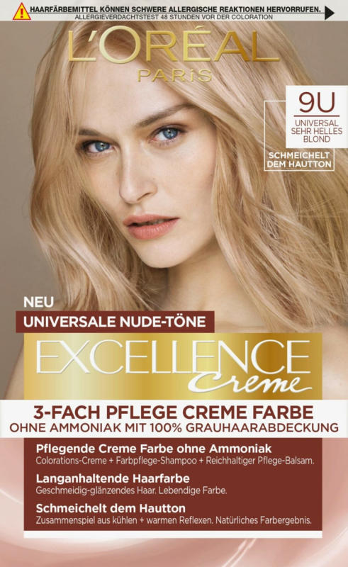 Excellence Haarfarbe Nude sehr helles Blond 9U