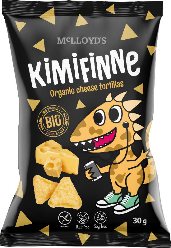 Snack KiMiFiNNe Bio Cheese Tortillas, ab 6 Jahren