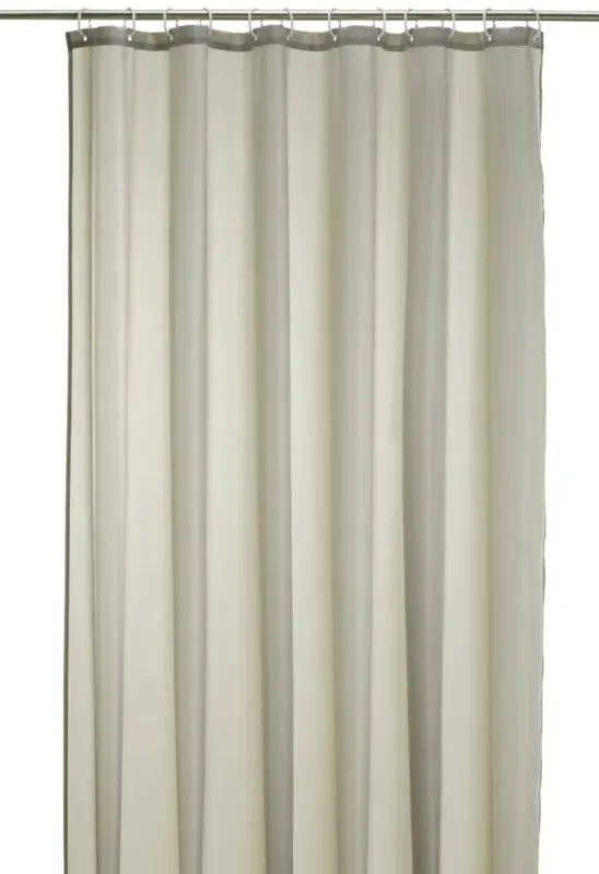 Duschvorhang Uni in Taupe ca. 180x200cm