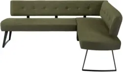 Eckbank in Grün ca. 220x170cm