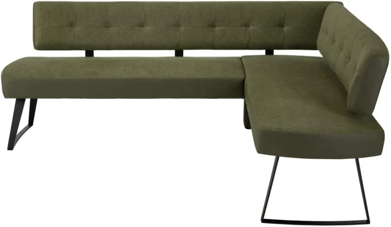 Eckbank in Grün ca. 220x170cm