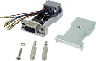 ROLINE 12.03.7529 - RS232 zu RJ45 Adapter (Silber)