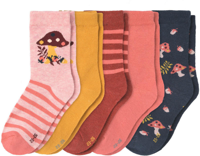 5 Paar Mädchen Socken im Set