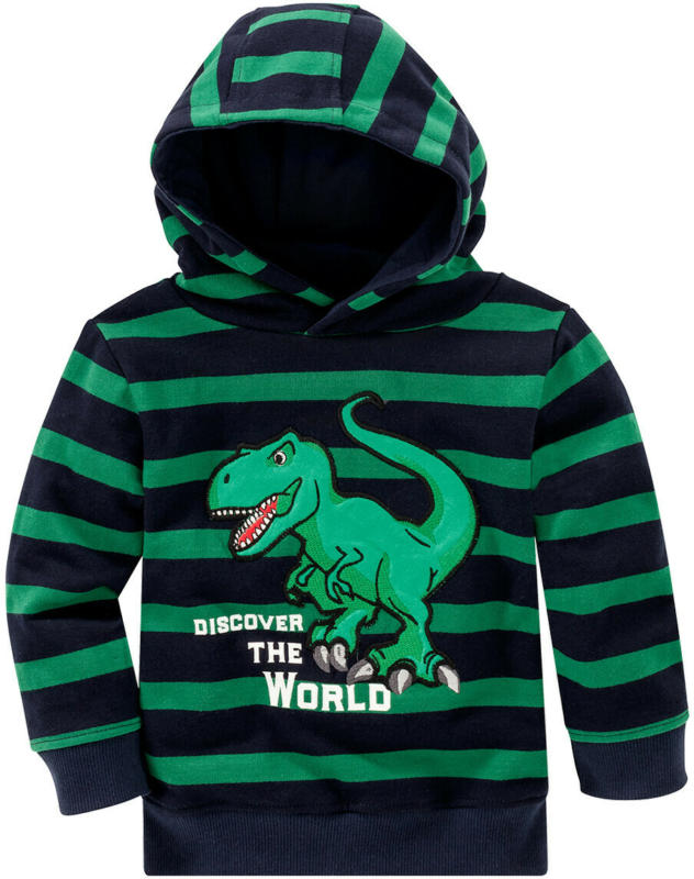 Jungen Hoodie mit Dino-Applikation