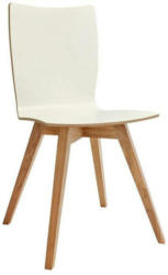 Stuhl in Holz WeiÃ, Eichefarben
