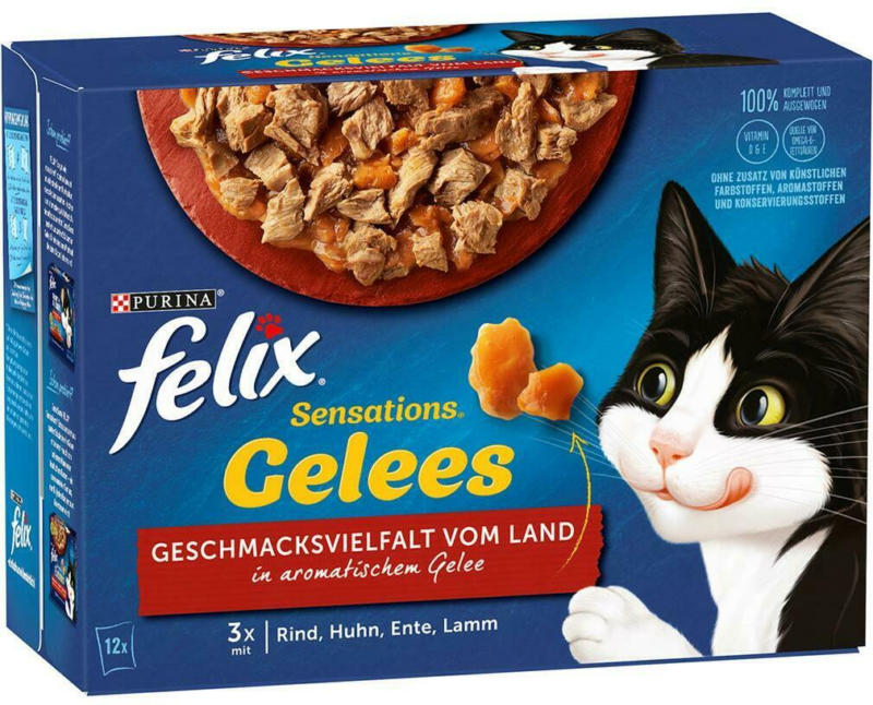 Felix Sensations Gelees Fleisch 12er