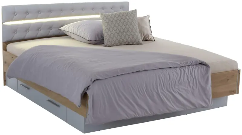 Stauraumbett ca. 186x93x205cm