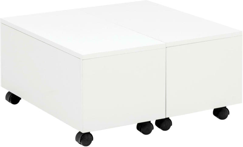 Couchtisch 'WL5.917' , ca 60x60x30 cm , weiss