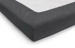 Spannleintuch Caithano in Graphitfarben ca.140-160x200cm