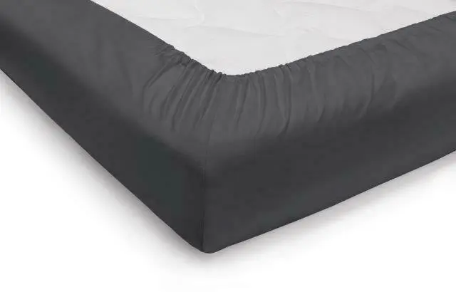 Spannleintuch Caithano in Graphitfarben ca.140-160x200cm