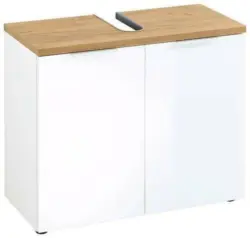 WASCHBECKENUNTERSCHRANK GW-Pescara B: 70cm Weiß