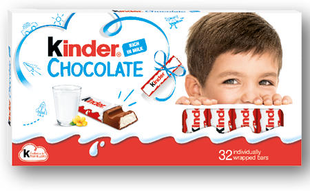 KINDER CHOCOLATE 4X100G