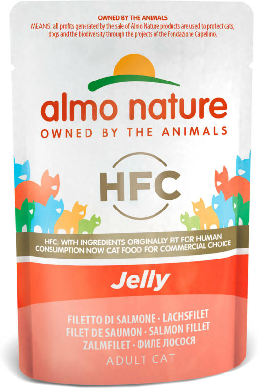 Almo Nature HFC Jelly Lachs Adult Beutel 24x55g