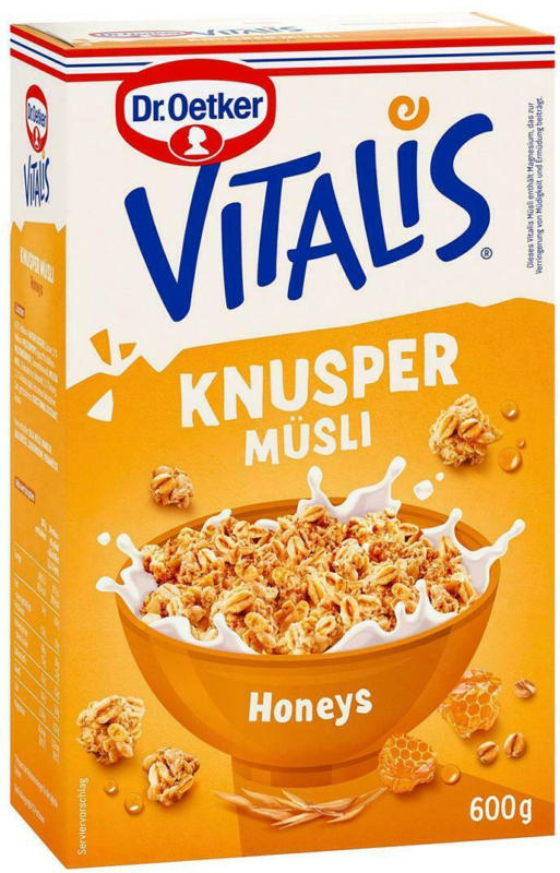 Dr. Oetker Vitalis Knusper Müsli Honeys