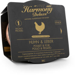 Harmony Dog Deluxe Mini Senior Poulet & Foie nourriture humide 24x100g