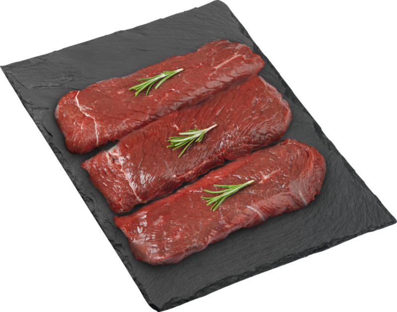 Fettina di cervo Denner , Nuova Zelanda, 3 pezzi, ca. 300 g, per 100 g