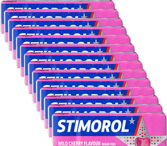 Chewing-gum Stimorol, Wild Cherry, 14 x 14 g
