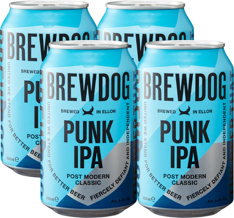 Birra Punk IPA Brewdog , 4 x 33 cl
