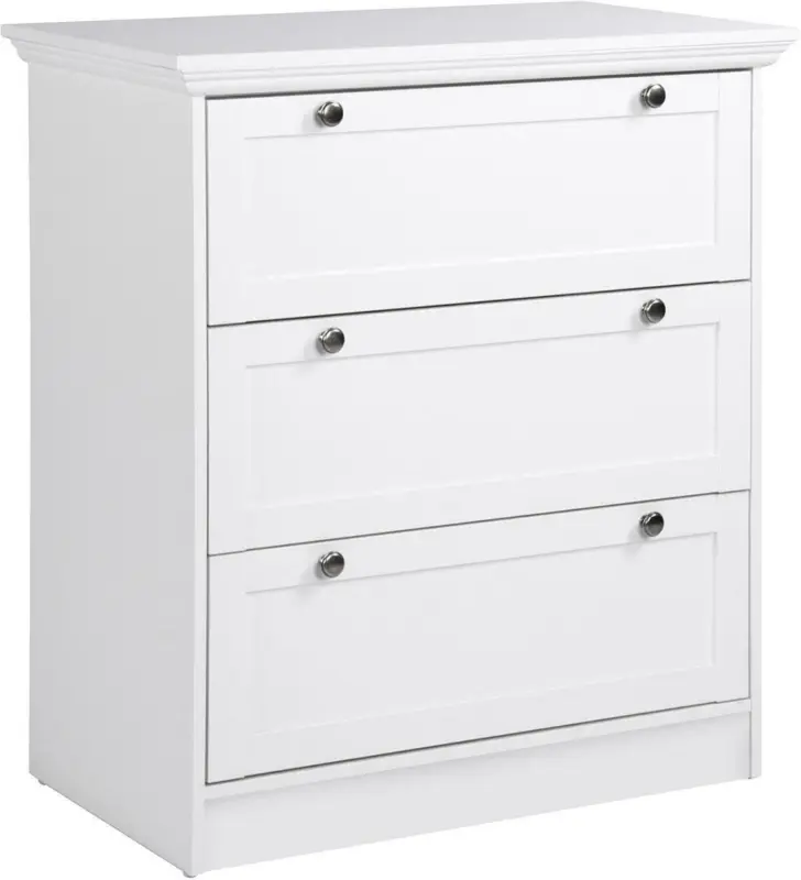 Kommode 'E-Landwood 3', weiß