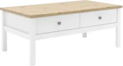 Couchtisch 'Bergen 56A', weiß