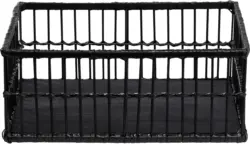 Korb Black Bamboo in Schwarz