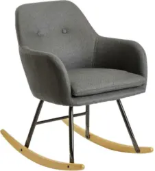 Schaukelstuhl 'WL6.207', dunkelgrau