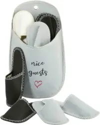 Gästepantoffelset Nice Guests aus Filz