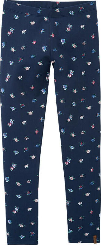 Mädchen Sweatleggings mit Blüten-Allover