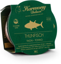 Harmony Cat Deluxe Cup Adult Thunfisch Katzenfutter 24x80g