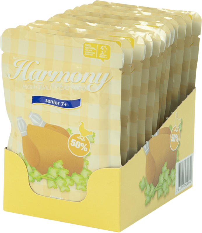 Harmony Senior 7+ Poulet 12x80g